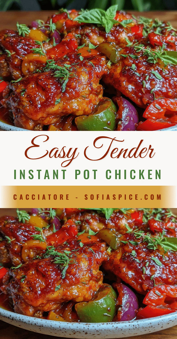 Instant Pot Chicken Cacciatore recipe