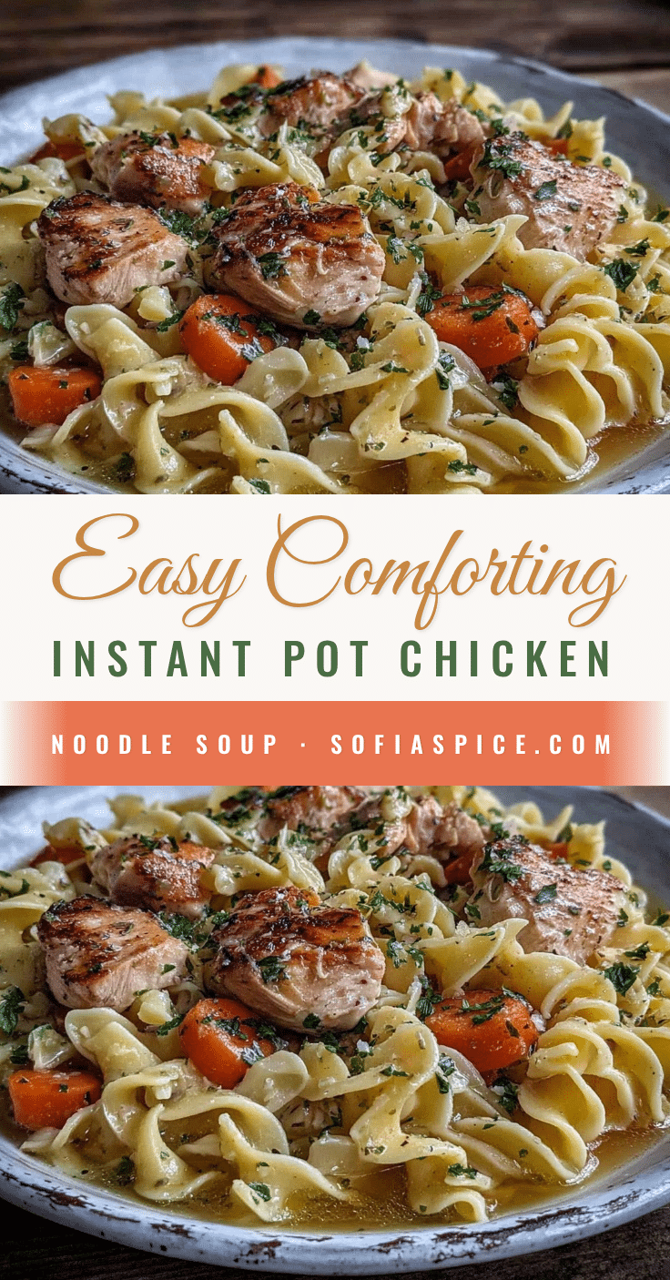 Instant Pot Chicken Noodle Soup recipe