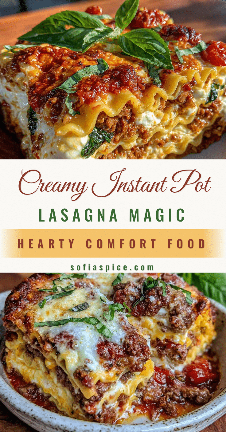 Instant Pot lasagna recipe