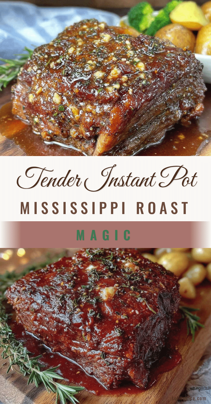 Instant Pot Mississippi Roast recipe