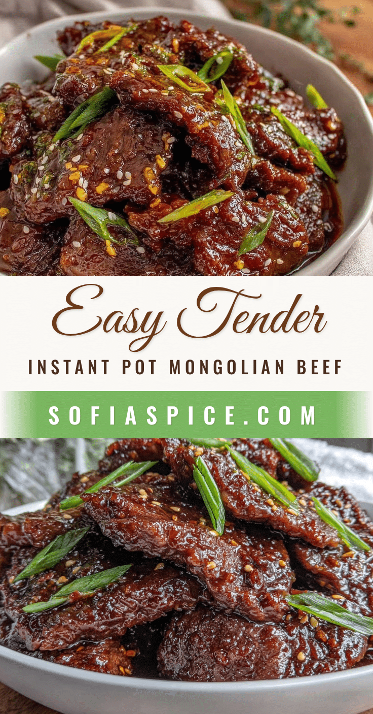 Instant Pot Mongolian Beef recipe
