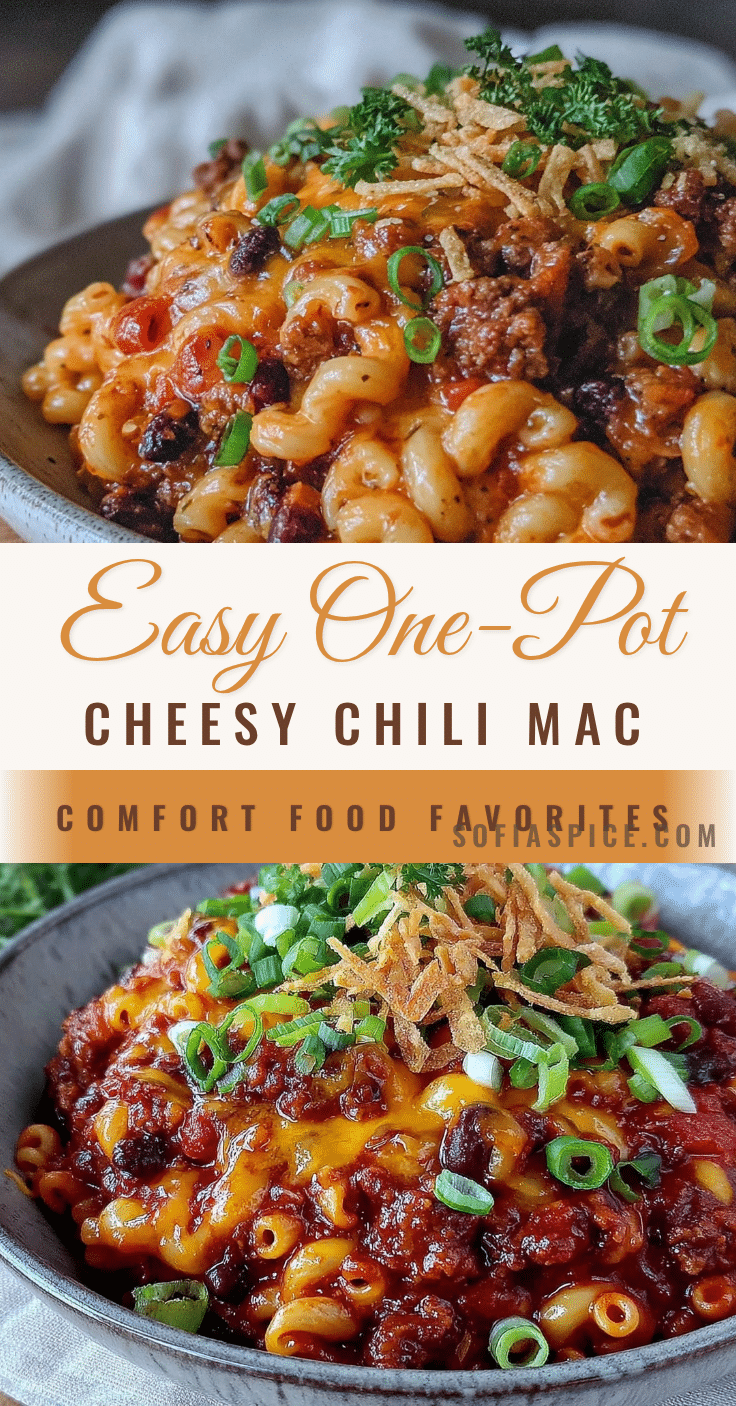 one-pot cheesy chili mac recipe
