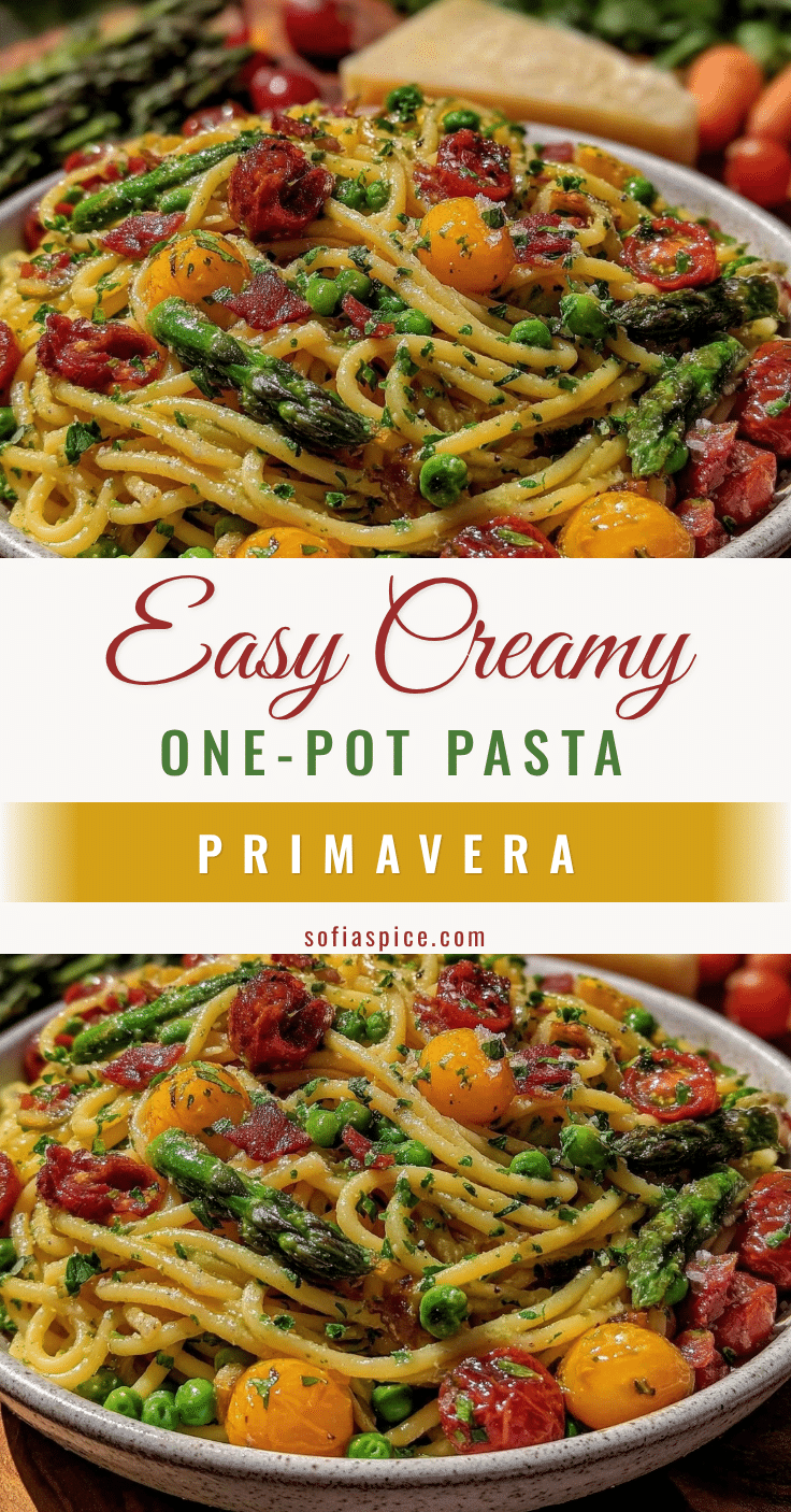 one-pot pasta primavera recipe
