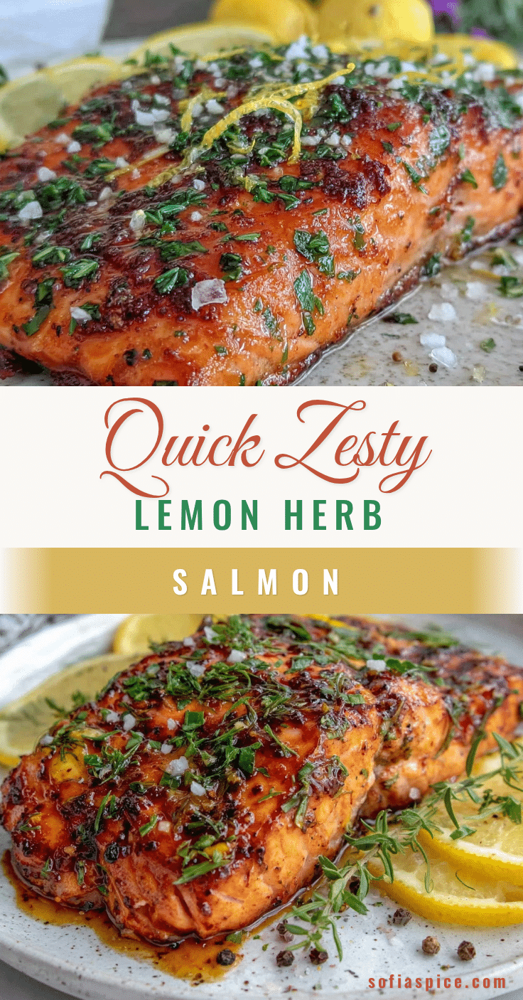 quick lemon herb salmon recipe