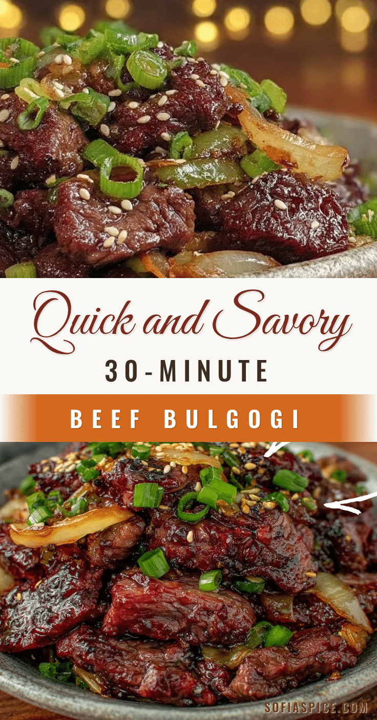 quick savory beef bulgogi recipe