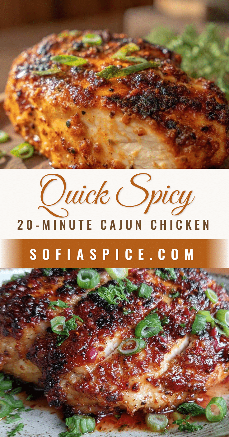 quick spicy cajun chicken recipe