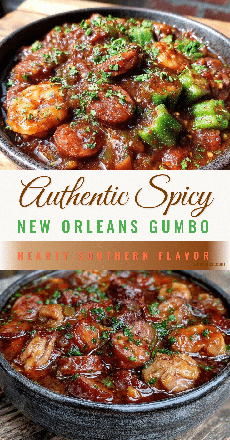 authentic New Orleans gumbo with okra recipe