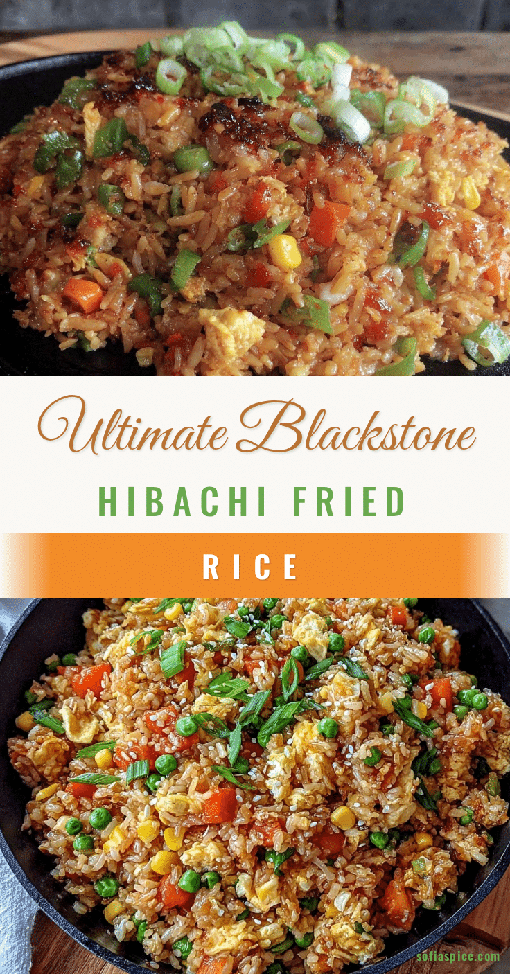 Blackstone Hibachi Fried Rice recipe