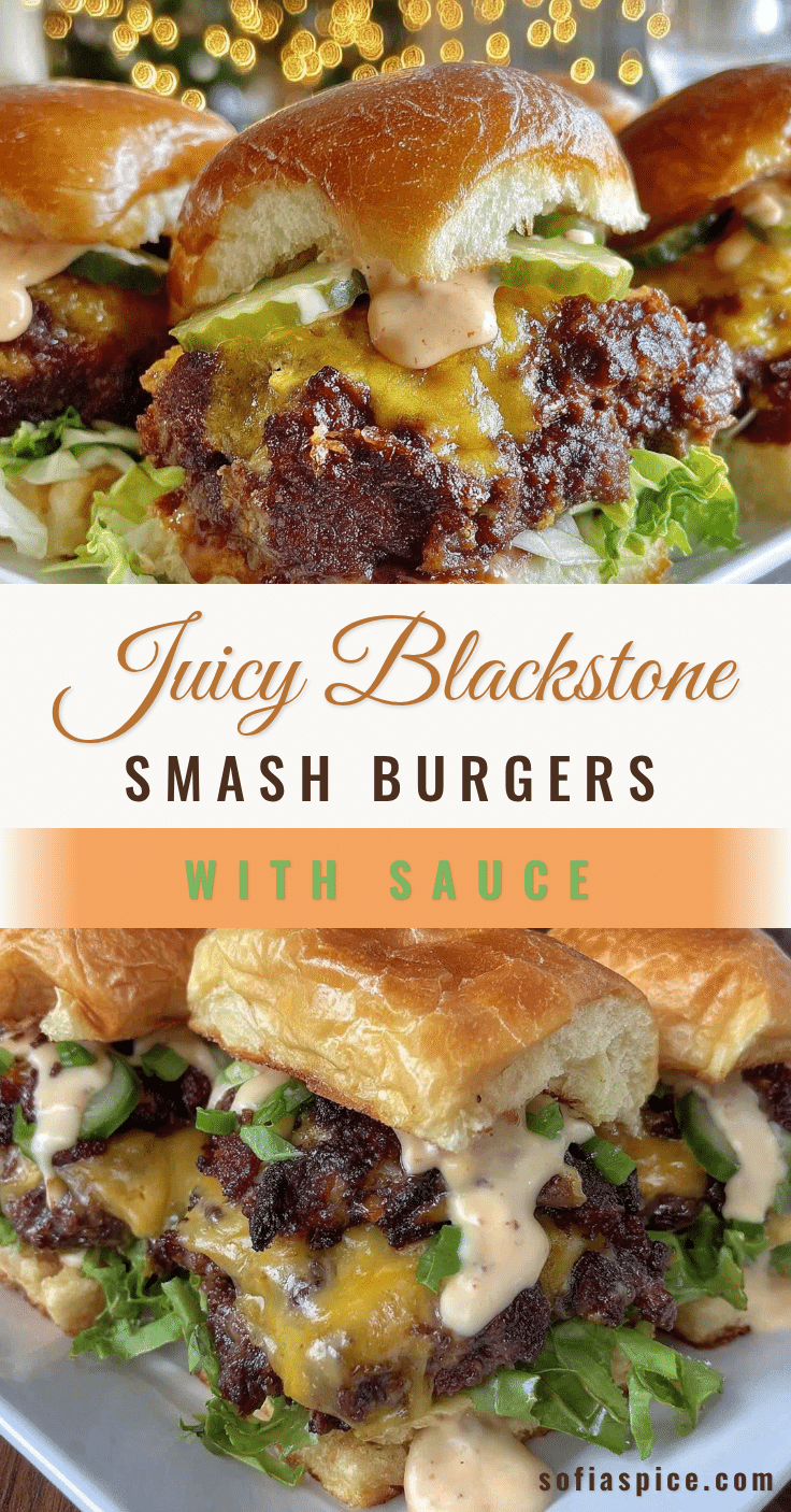 blackstone smash burgers recipe