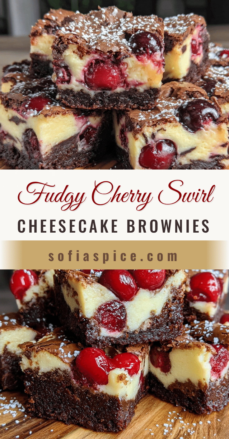 cherry cheesecake brownies recipe