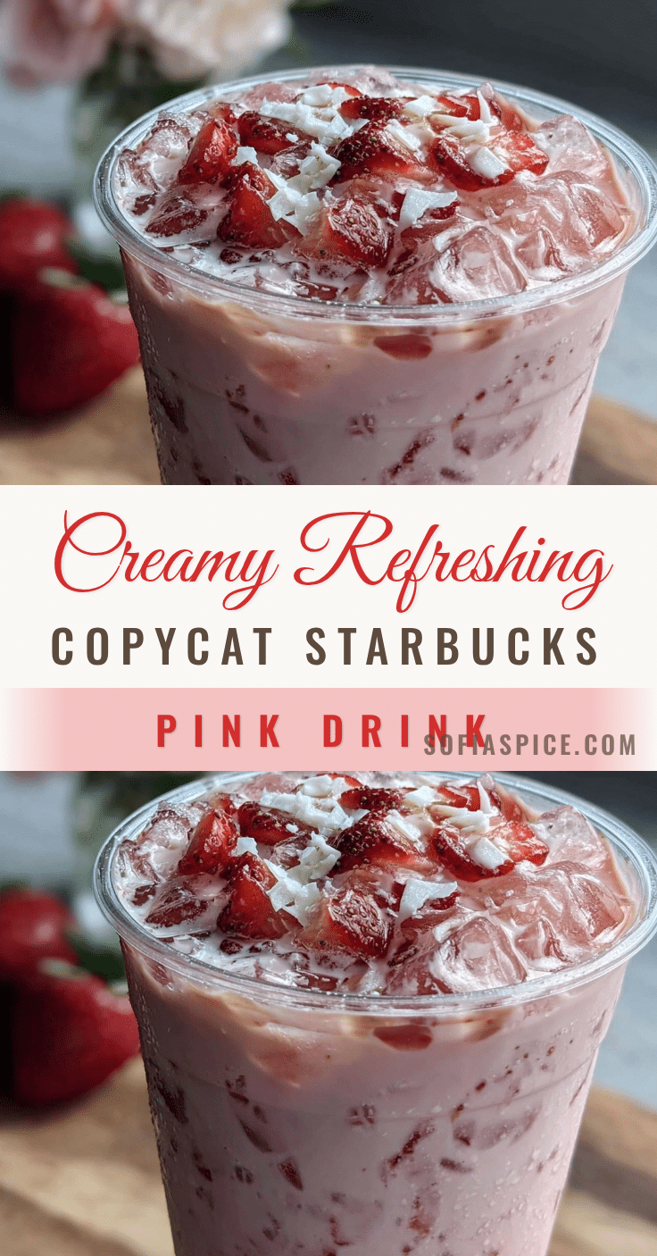 copycat Starbucks Pink Drink recipe recipe