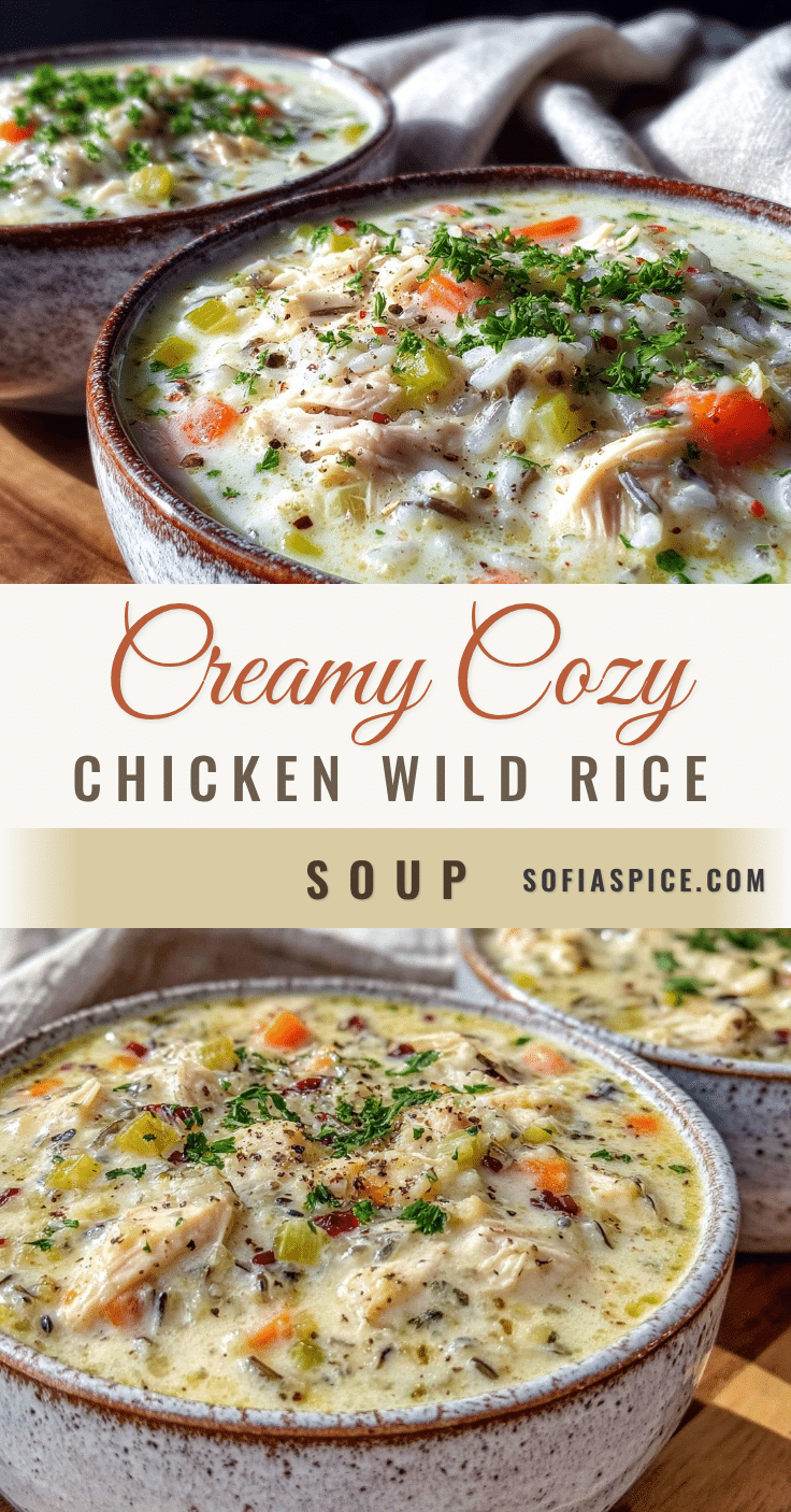 cozy creamy chicken wild rice soup recipe