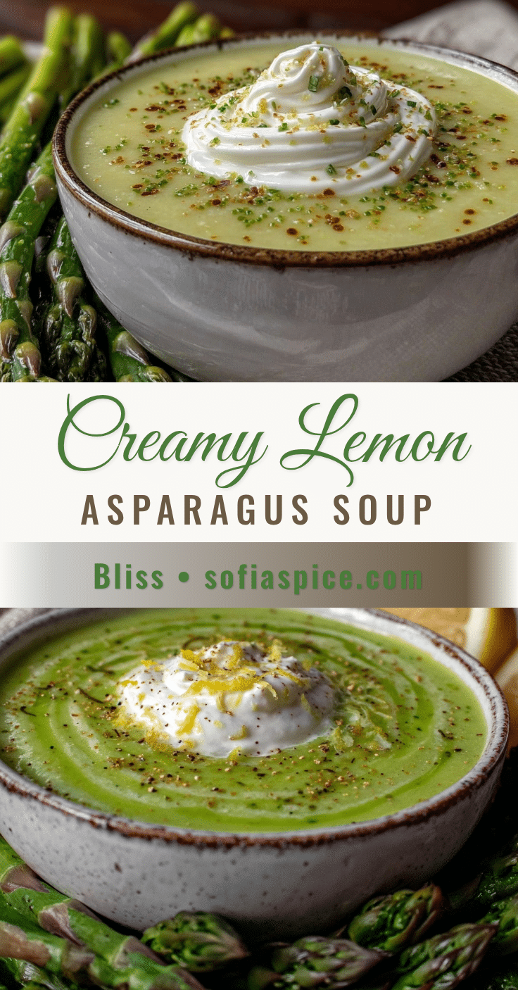 creamy asparagus soup recipe