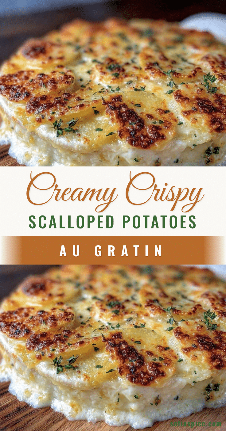 creamy crispy scalloped potatoes au gratin recipe