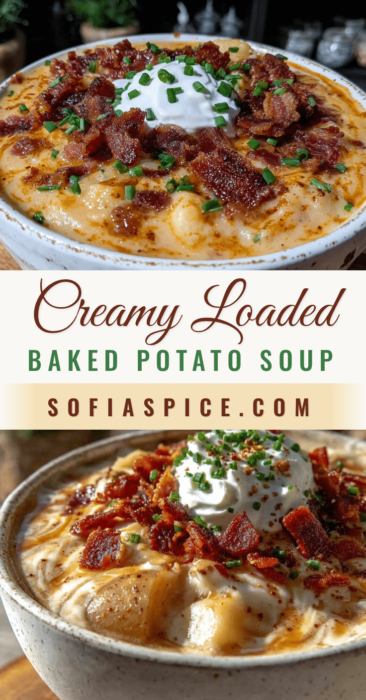 creamy loaded baked potato soup recipe