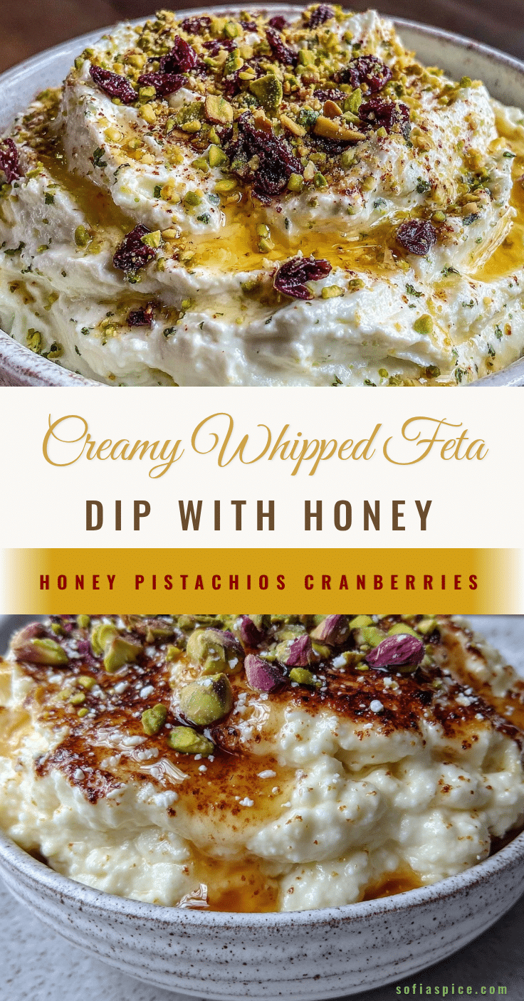 creamy whipped feta dip recipe