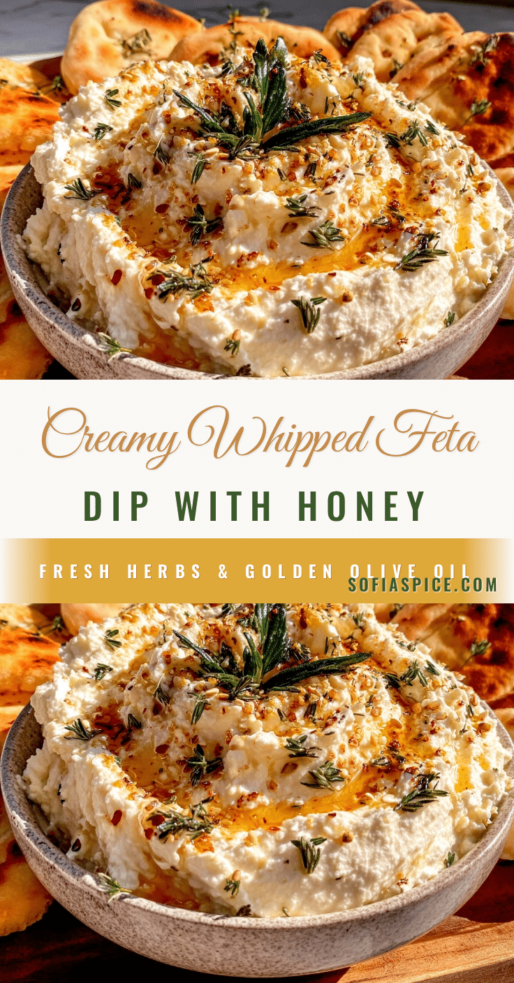 creamy whipped feta dip recipe