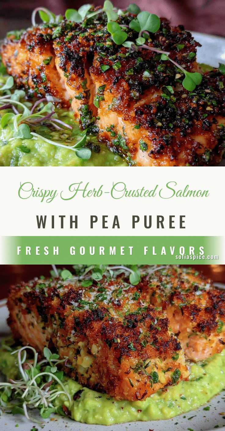 crispy herb-crusted salmon recipe