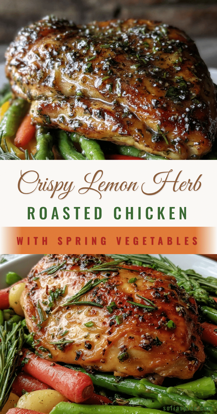 crispy lemon herb roasted chicken recipe
