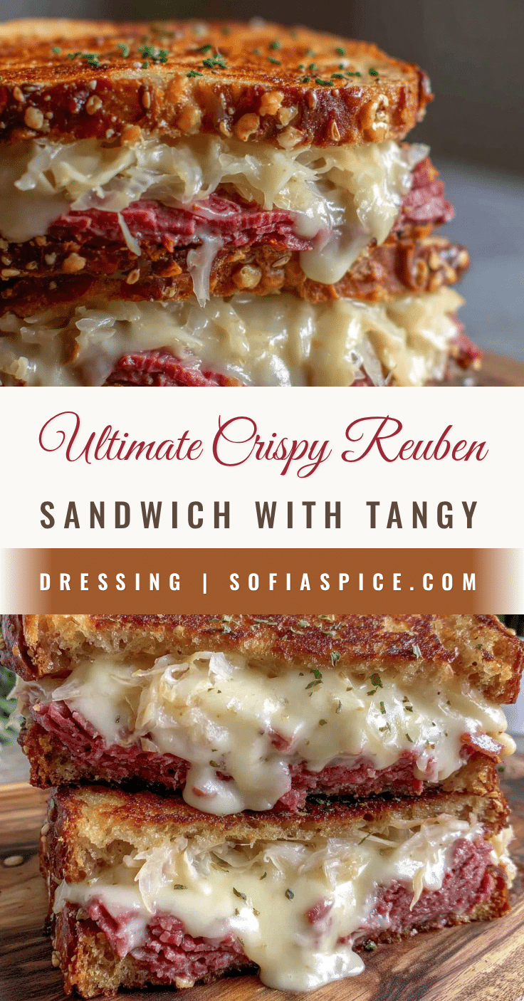 crispy Reuben sandwich recipe