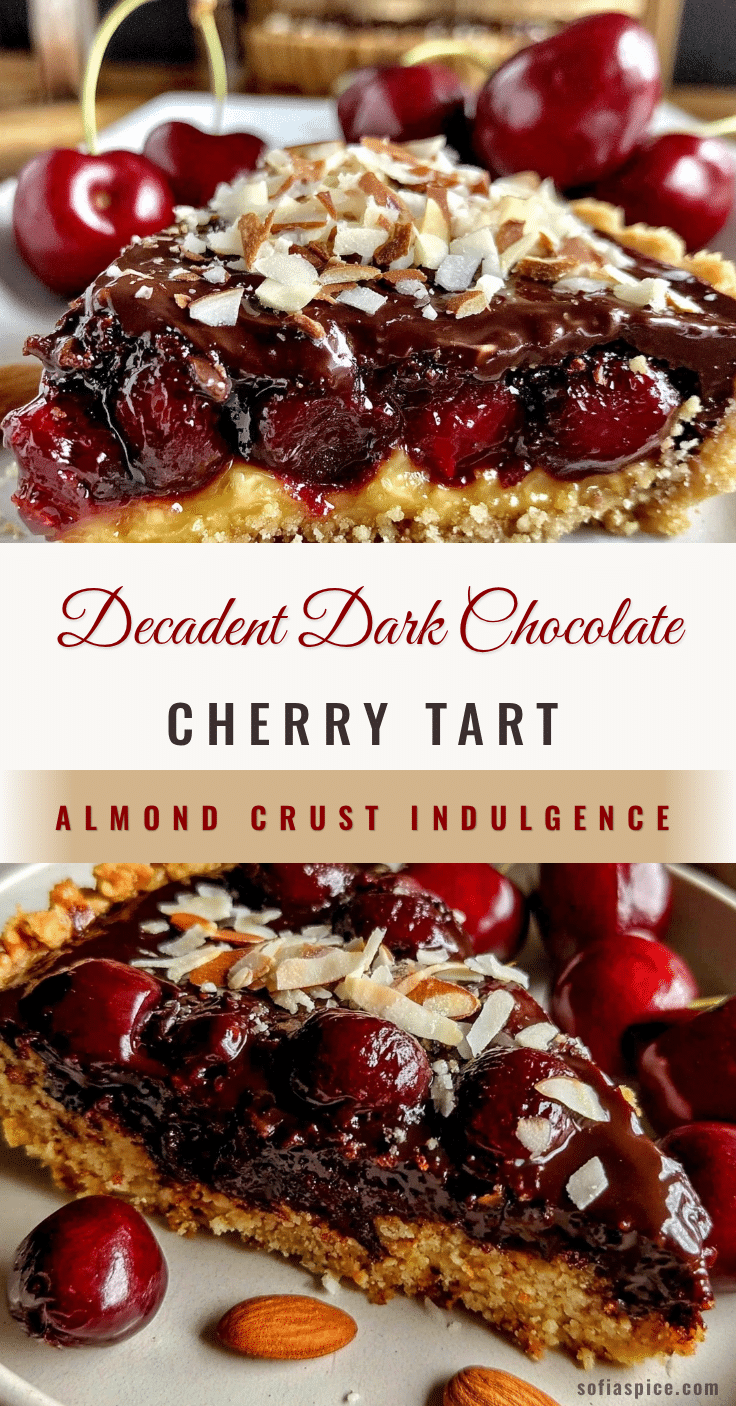 dark chocolate cherry tart recipe