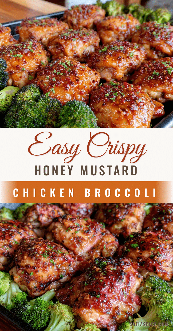 easy crispy sheet pan honey mustard chicken recipe