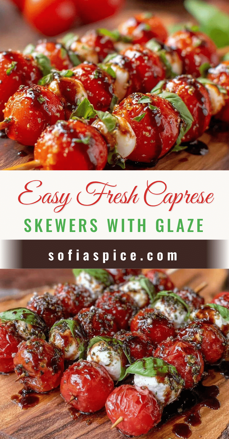 fresh Caprese skewers recipe