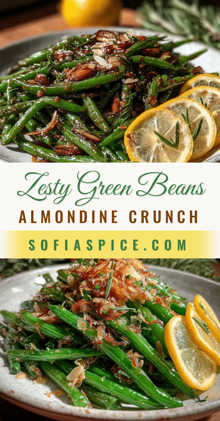 fresh green beans almondine recipe