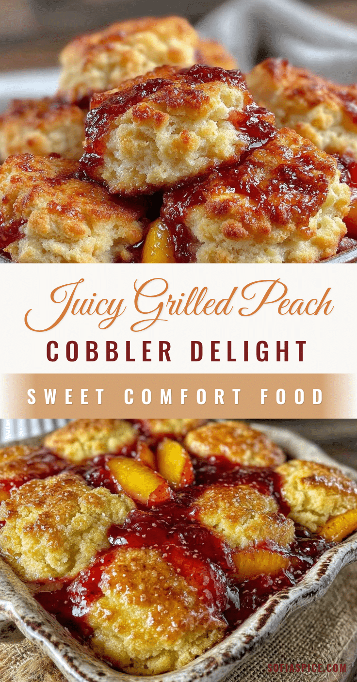 grilled peach cobbler recipe