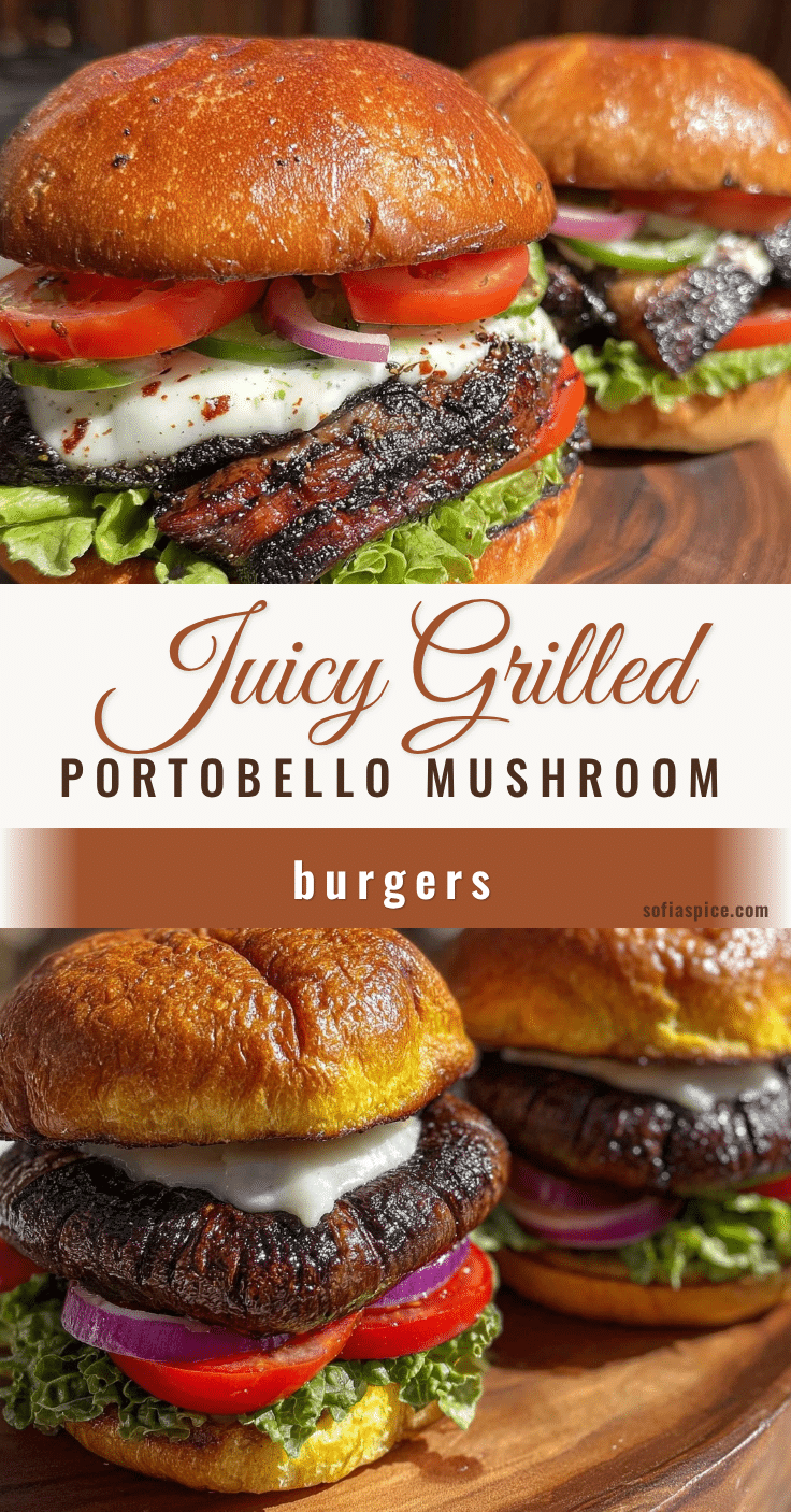 grilled portobello mushroom burgers recipe