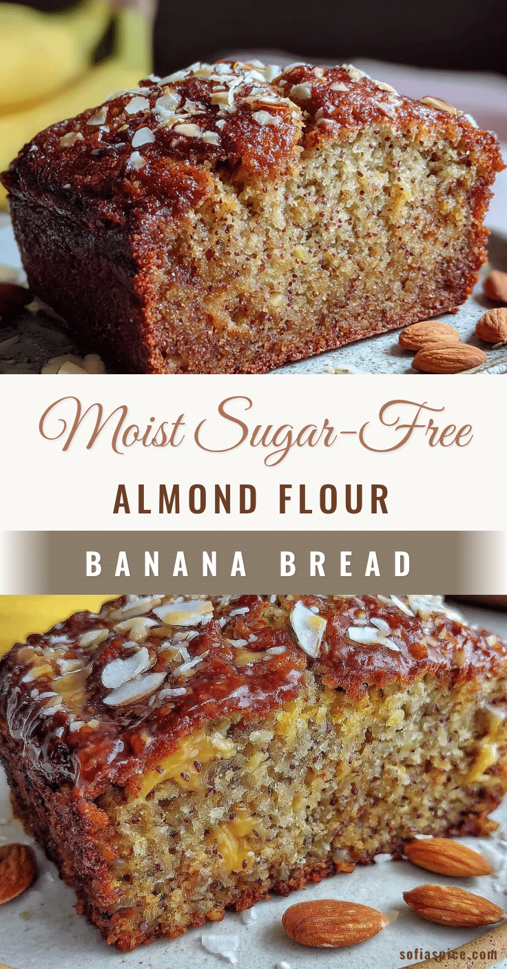 healthy sugar-free banana bread recipe