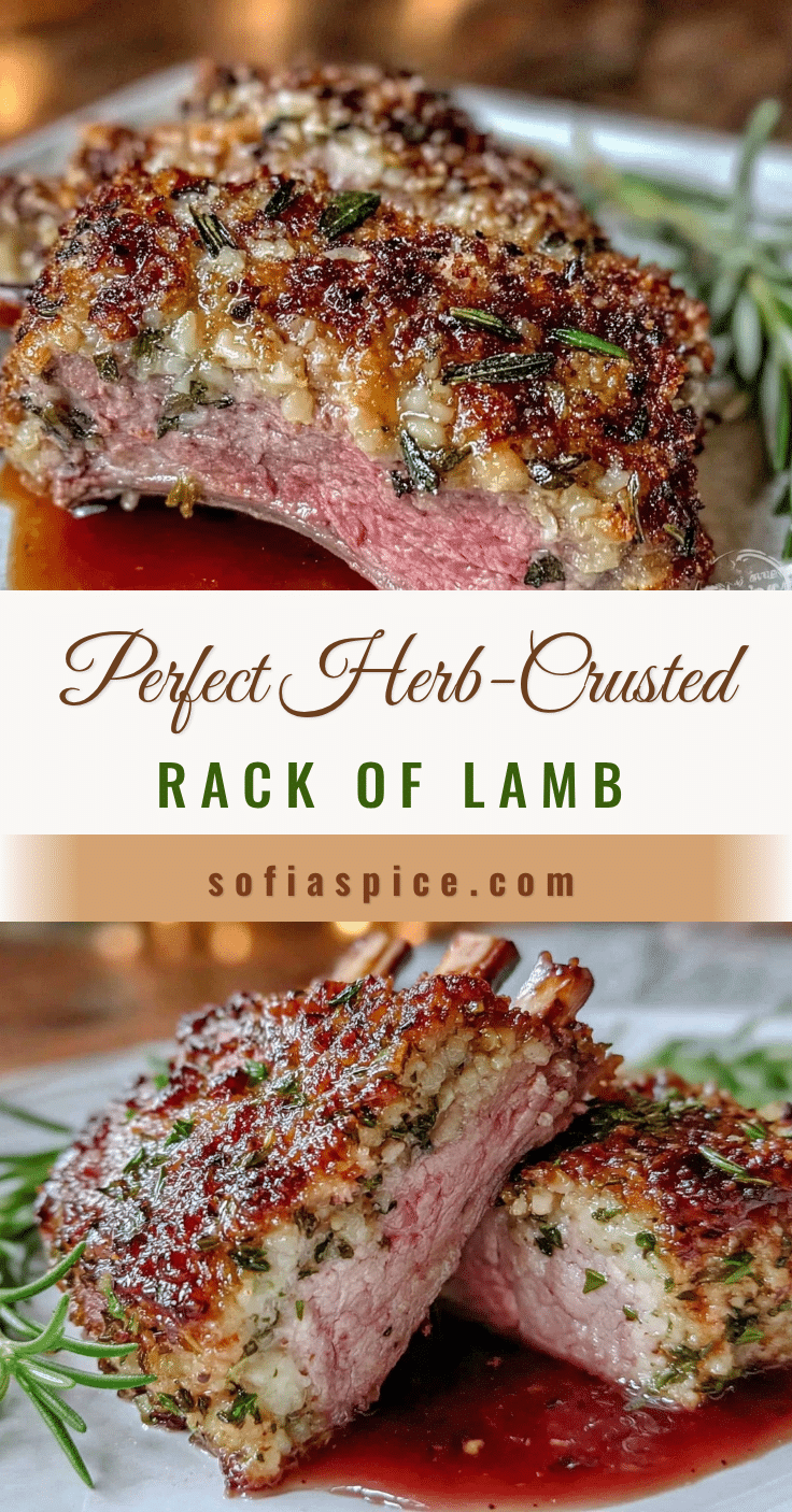 herb-crusted rack of lamb recipe