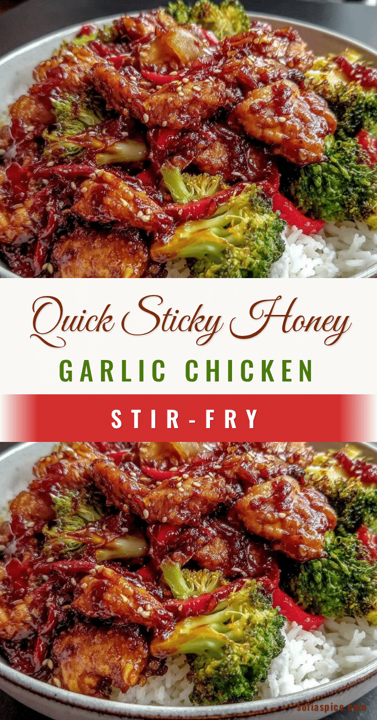 honey garlic chicken stir-fry recipe