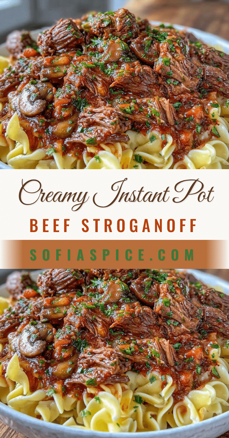 instant pot beef stroganoff recipe