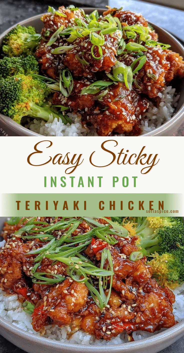 instant pot teriyaki chicken bowls recipe