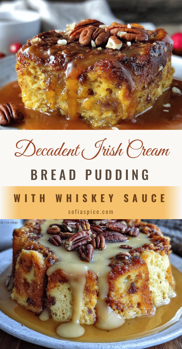 Irish Cream Bread Pudding recipe