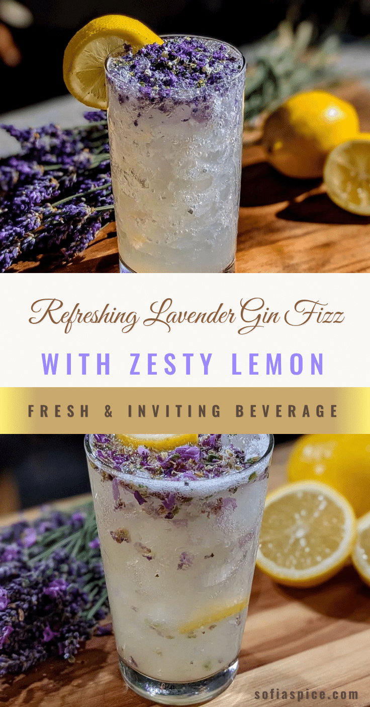 lavender gin fizz cocktail recipe