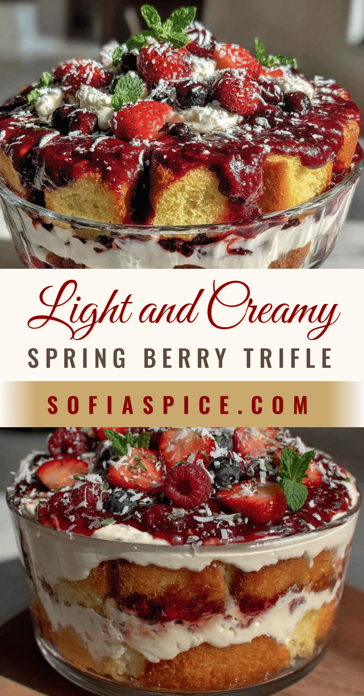 light spring berry trifle recipe