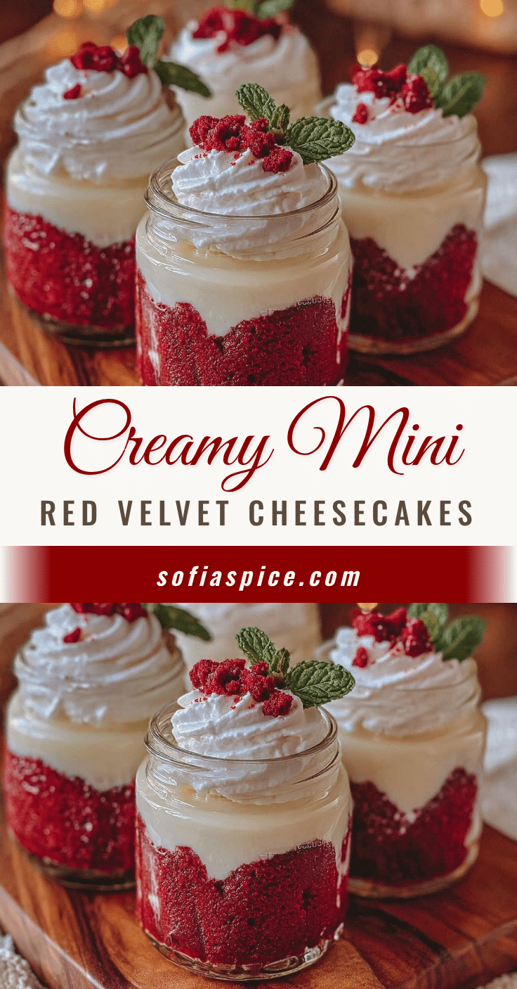 mini red velvet cheesecakes recipe