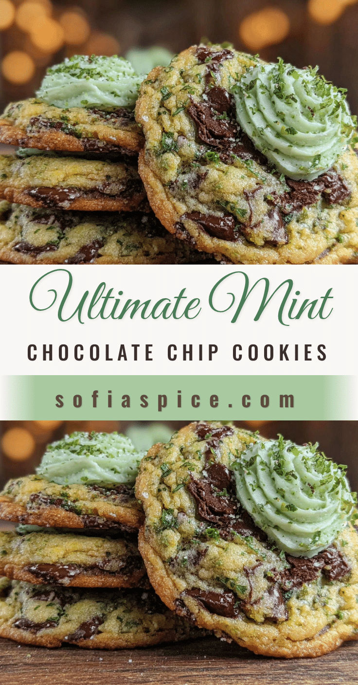 mint chocolate chip cookies recipe