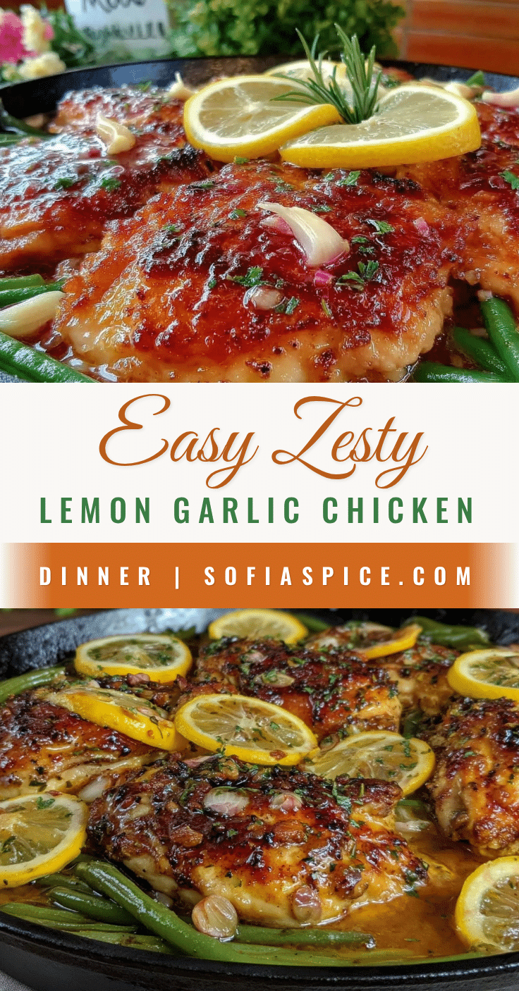 one-pan lemon garlic chicken recipe