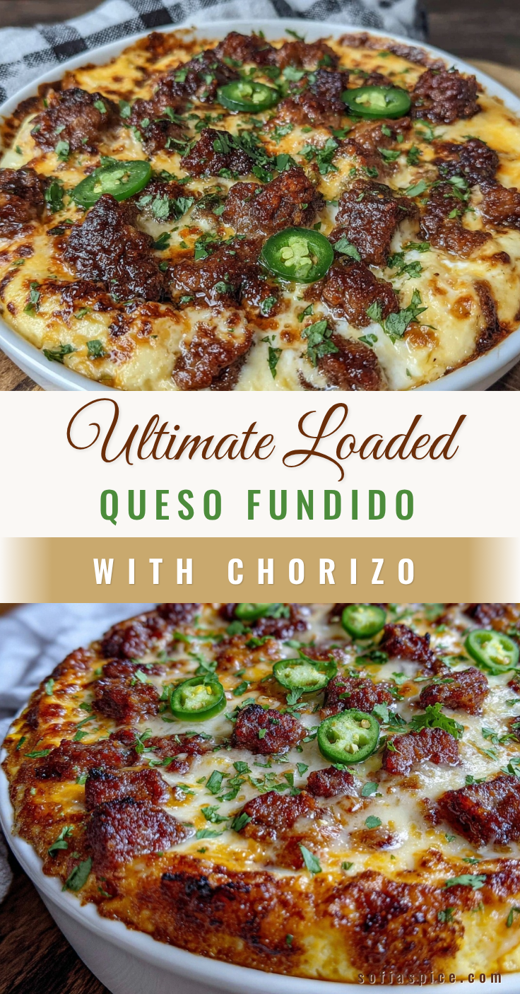 queso fundido with chorizo recipe