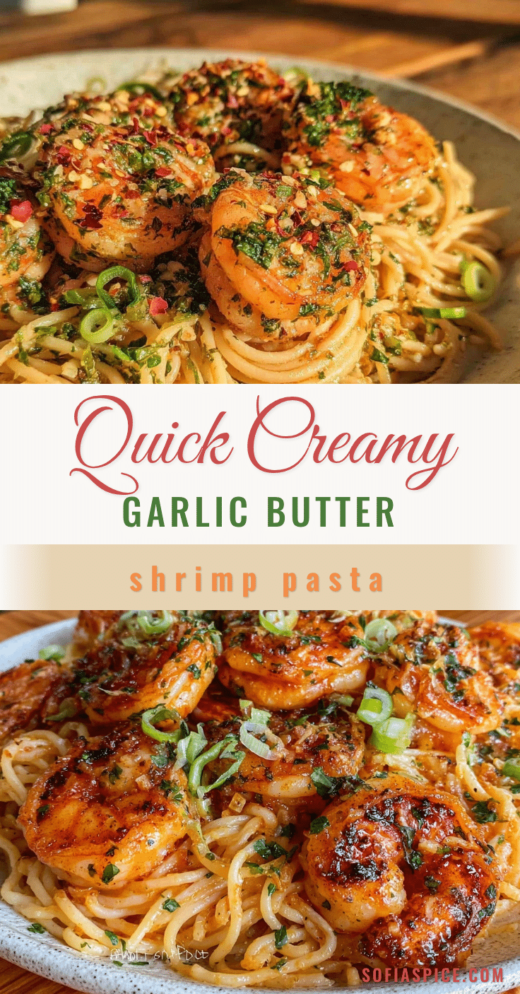 quick garlic butter shrimp pasta recipe