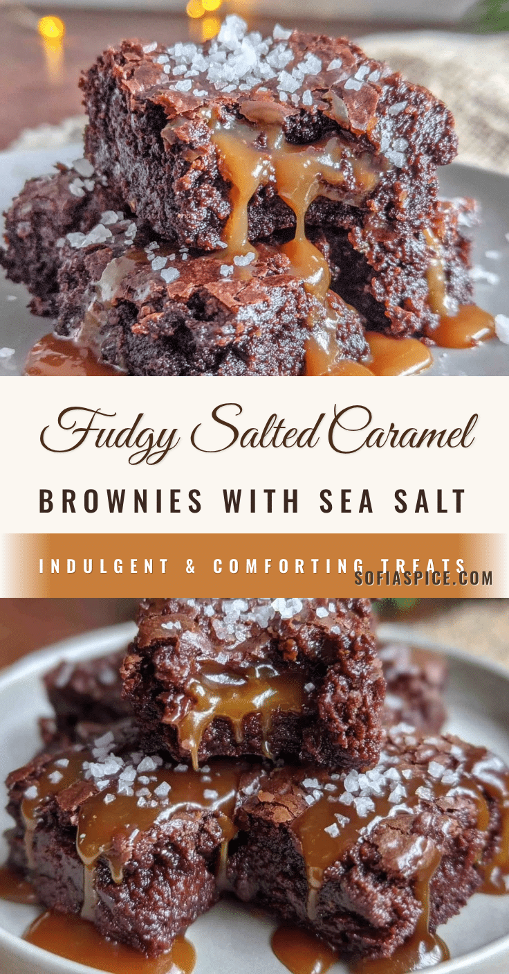 salted caramel brownies recipe