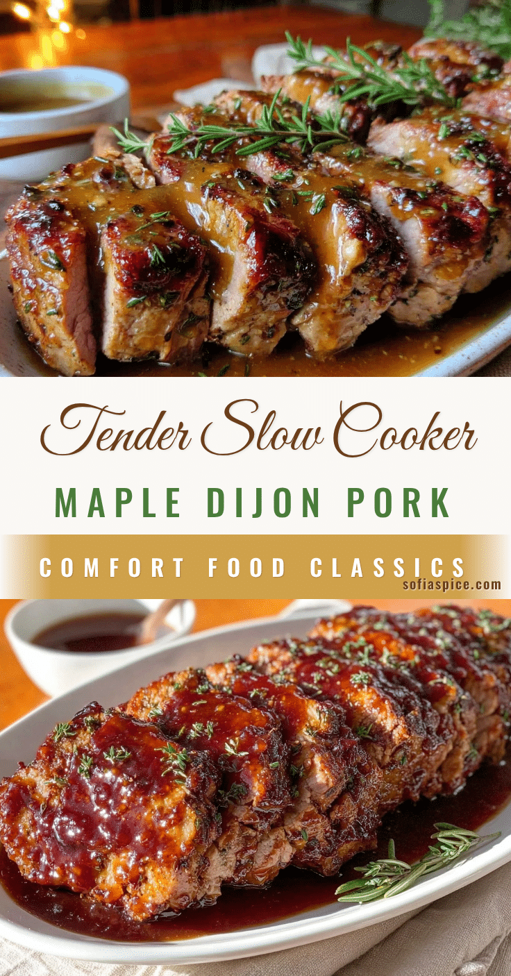 slow cooker maple dijon pork tenderloin recipe