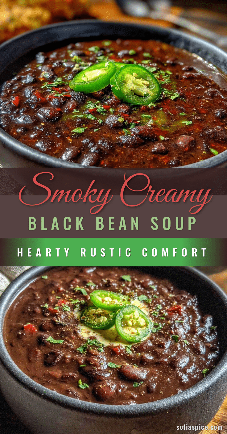 smoky black bean soup recipe