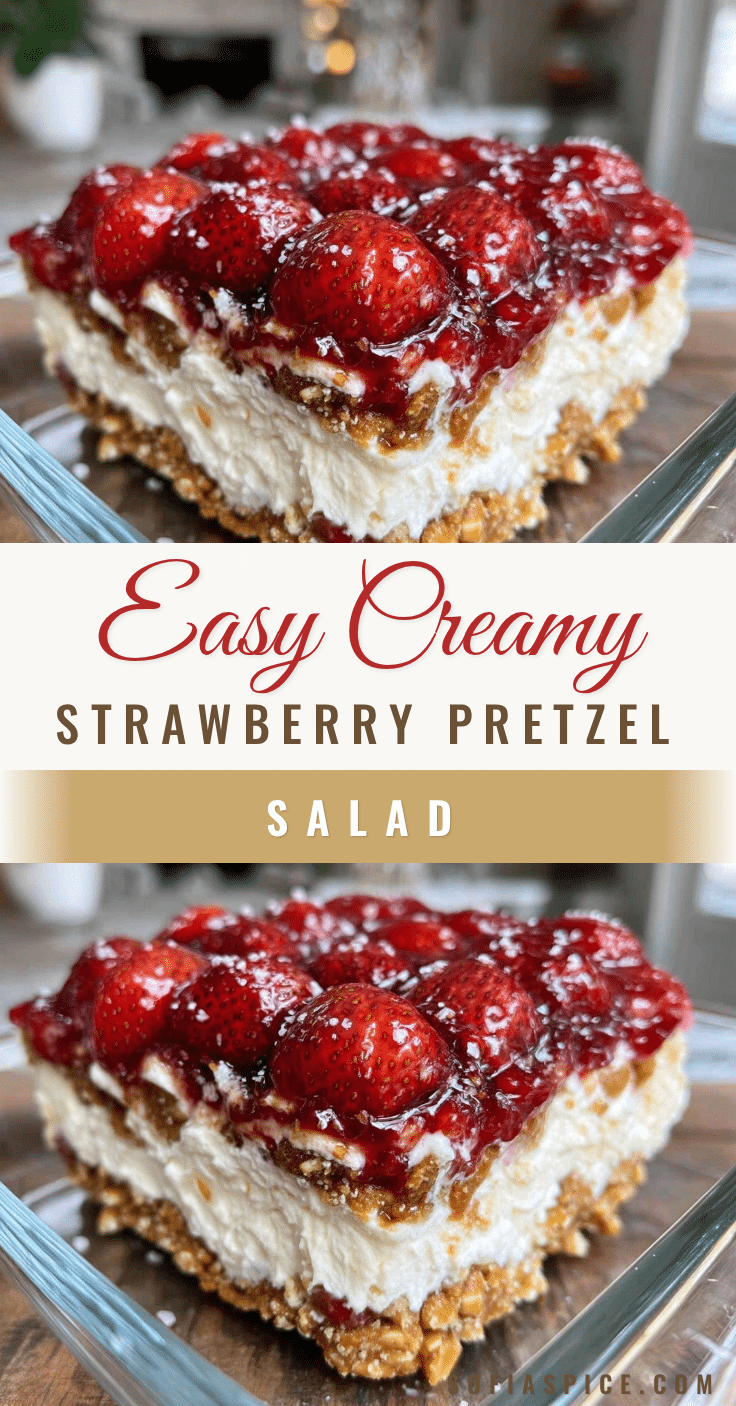 strawberry pretzel salad recipe