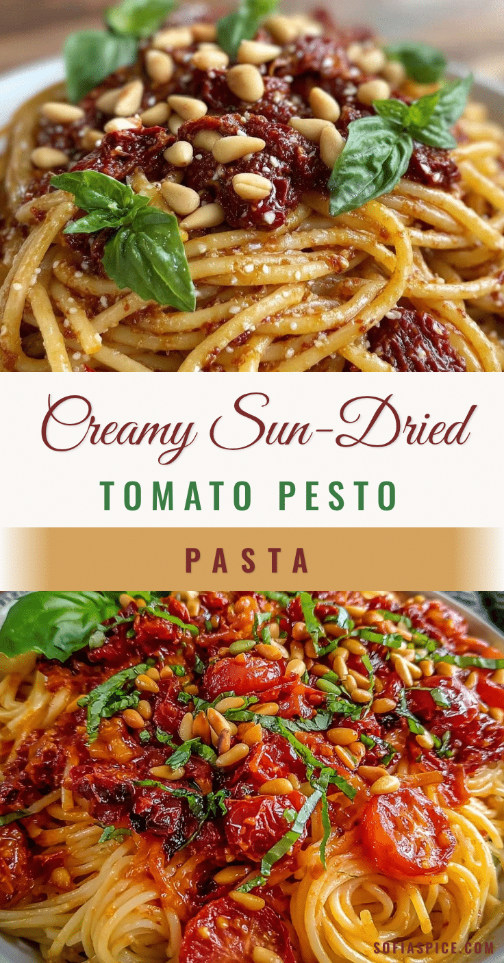 sun-dried tomato pesto pasta recipe