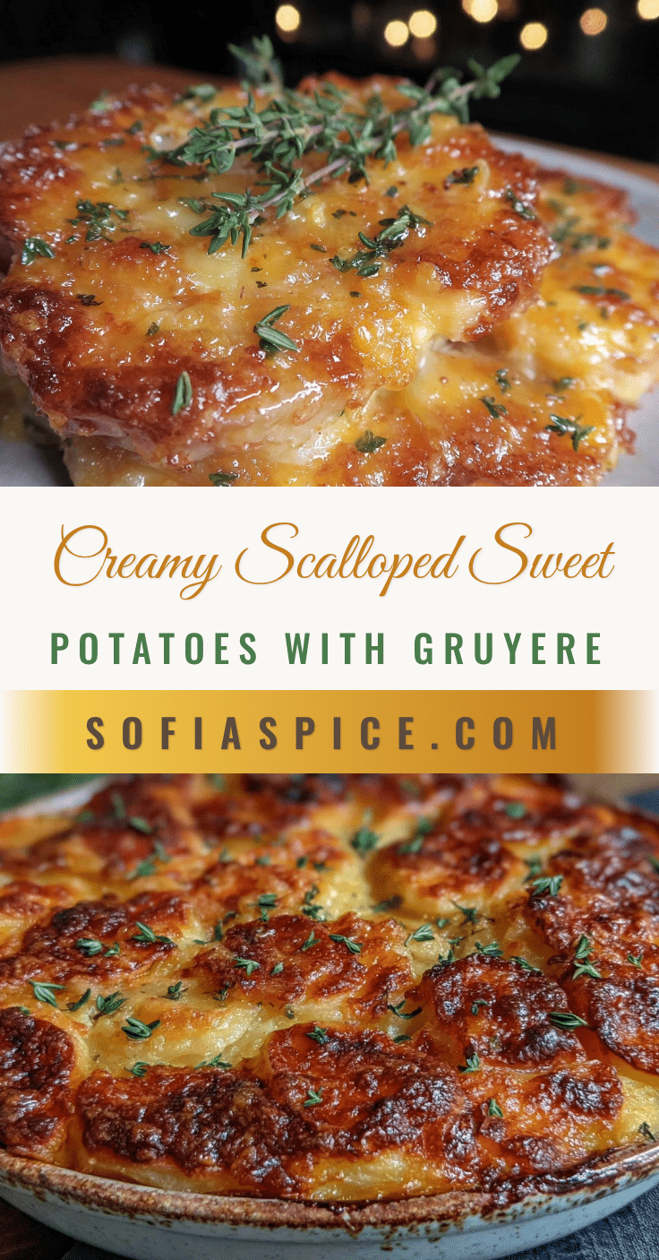 creamy scalloped sweet potatoes recipe