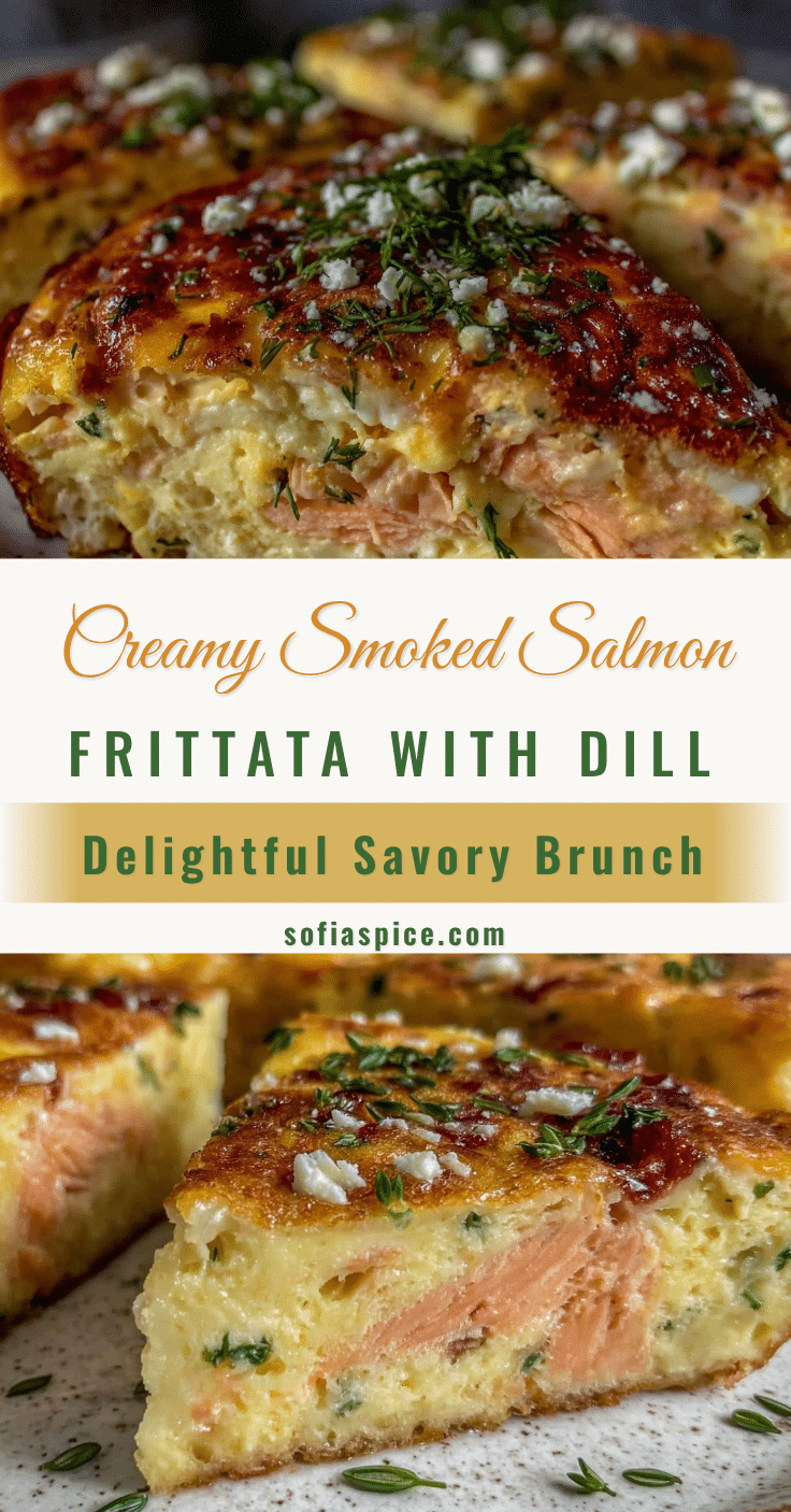creamy smoked salmon frittata recipe